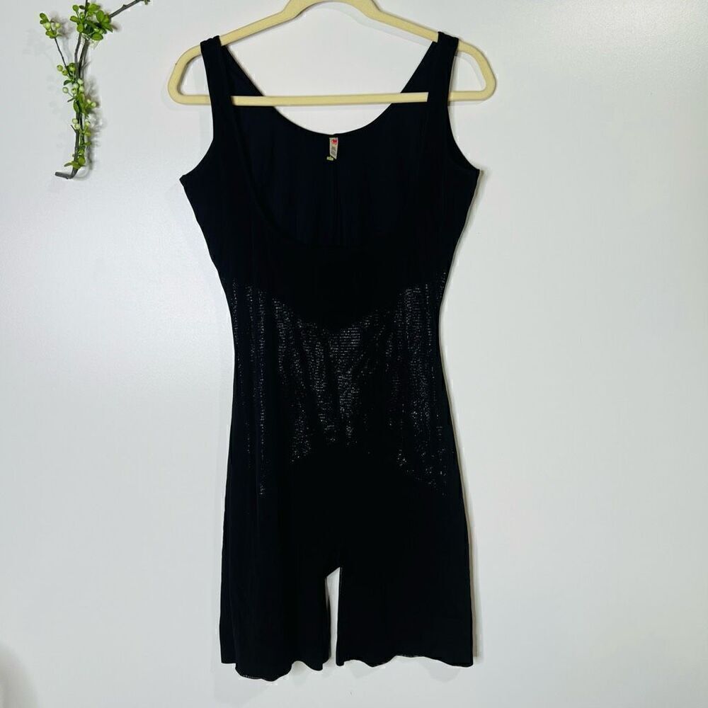 Star Power by Spanx Black Shorts One Piece Undergarment Slimmer Shapewear